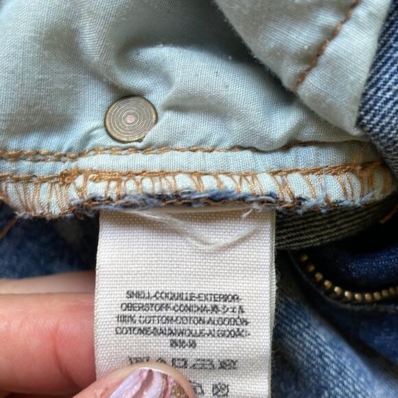 Free People embroidered cutoff coastal cowgirl denim shorts - Picture 10 of 10